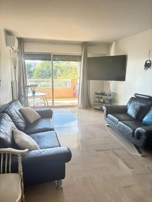 Appartement Lumineux Vue Mer, Piscine Et Tennis Nice