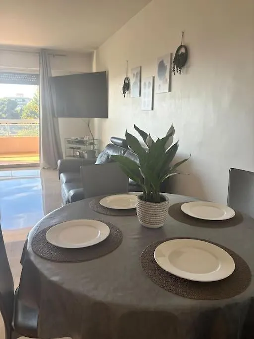 Appartement Lumineux Vue Mer, Piscine Et Tennis Nice France