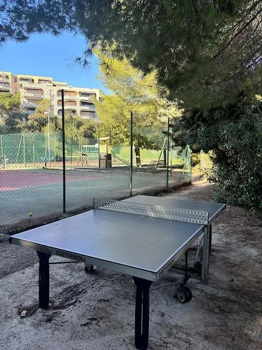 Appartement Lumineux Vue Mer, Piscine Et Tennis Nice 0*,