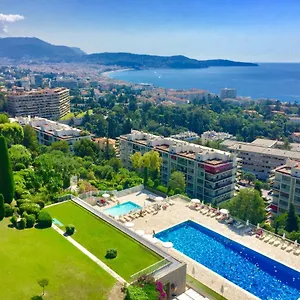  Appartement 2 Pièces Vue à Fabron Les Constellations Piscine 10mn Promenade Des